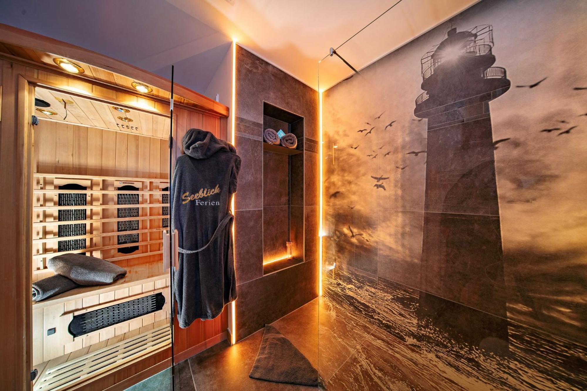 Fewo Raeuberhoehle By Seeblick Ferien Oro, Kamin, Sauna Olpenitz Luaran gambar